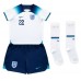 England Jude Bellingham #22 Replika Babykläder Hemma matchkläder barn VM 2022 Korta ärmar (+ Korta byxor)